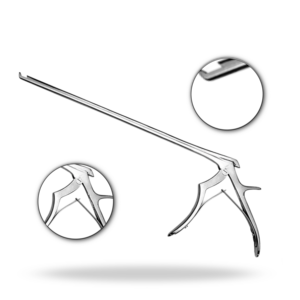 Rongeurs Kerrison antérieurs 12 pouces 300 mm, instrument chirurgical neurochirurgical pour l'extraction osseuse et la décompression vertébrale - Product Image 1