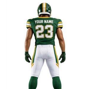 American Football Uniform Set Full Gear Adult Padded Jersey Pants Helmet <b>Gloves</b> Socks Short Custom Team Colors Custom logo - Product Image 2