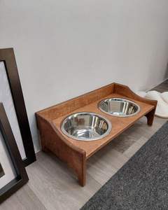 High Quality Eco-Friendly Solid Wooden <b>Dog</b> Food Bowl Luxury Raised Pet Feeder Crafted for Daily Feeding and Long Lasting Use - Product Image 5