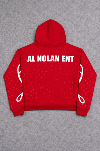 Sudadera con Capucha Gráfica Personalizada de Estilo Urbano, Tejida, Oversize |   Algodón Estampado para Hombre y Mujer - Product Image 3