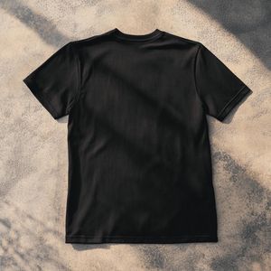 เสื้อยืดแขนสั้นผู้ชายลำลองสำหรับฤดูร้อน สีพื้น ทรงปกติ พิมพ์ลายสกรีนด้านหน้า ผ้าถักโพลีเอสเตอร์/คอตตอน 180 กรัม - Product Image 6