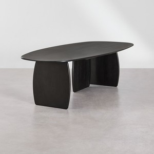 Vandana Grand Neo Oval <b>dining</b> <b>table</b> 260x120 cm in Agathe mango wood - Product Image 4