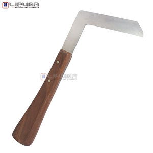 Cuchillo para Pezuñas LIPUMA EDGELINE Tipo L, Mango de Madera, para Cuidado Equino, Cuchillo de Recorte para Caballos y Vacas, Herramienta de Herrador - Product Image 2