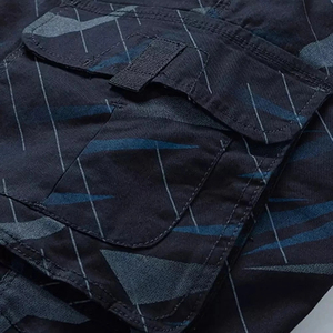 Shorts Cargo Homme Écologiques 100% Coton Taille Mi-Haute Multi-Poches Respirants Décontractés d'Été Fournisseur en Gros Logo Personnalisable - Product Image 4