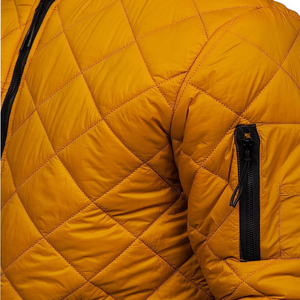 Veste d'hiver matelassée coupe-vent écologique pour homme sur mesure - Style streetwear, coque en nylon/coton, rembourrage 100% polyester, vente en gros - Product Image 5