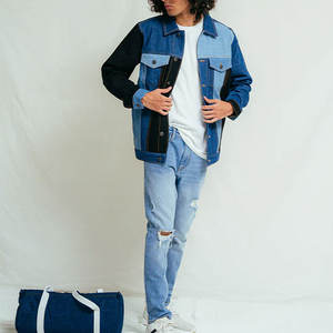 Wind Proof <b>Reflective</b> Wear <b>Men</b> Denim <b>Jacket</b> Sublimation Wear Custom Made In Pakistan <b>Men</b> Denim <b>Jacket</b> - Product Image 6