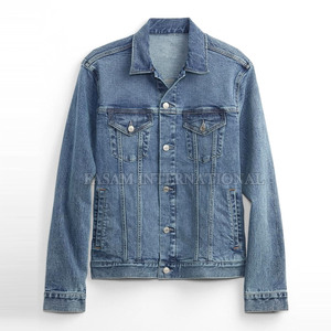 Chaqueta de Invierno para Hombre de Material Duradero, Marca Privada, Ropa de Moda, Chaqueta de Mezclilla Personalizada para Hombre - Product Image 1