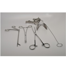 Kit de inserción de DIU, juego de instrumentos quirúrgicos ginecológicos profesionales para la inserción, colocación y examen de dispositivos intrauterinos C - Product Image 3