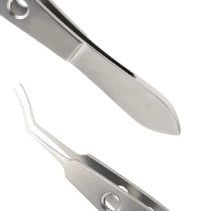 Forceps Lehner Capsulorhexis à pointes courbées très délicates, 10,5 cm, 13 mm, instrument de microchirurgie ophtalmique angulaire - Product Image 6
