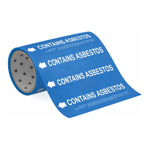 Rollo de Marcadores Flexibles para Tuberías de Asbesto para Tuberías Industriales de Brady - Product Image 1