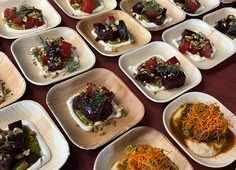Assiettes carrées durables en feuilles de palmier de 7 pouces pour les fournitures de fête, les restaurants et les cafés, pour la présentation des aliments, les fêtes et les événements - Product Image 2