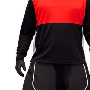 เสื้อเจอร์ซีย์ฟลอร์บอลสำหรับผู้รักษาประตูแบบพิมพ์ลายตามสั่ง ระบายอากาศได้ดี บุฟองน้ำ แขนยาว ป้องกันแรงกระแทก ผลิตจากโพลีเอสเตอร์ ดีไซน์สำหรับผู้ชาย ผู้หญิง และทีม - Product Image 5