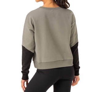 Sweat-shirt Deux Tons Unisexe 100% Coton Polaire avec Capuche Grande Taille pour Été Printemps Automne Hiver - Product Image 3