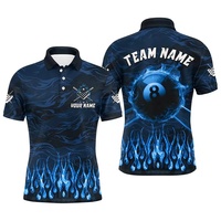 Sportbekleidung Großhandel Herren Pickleball Poloshirt Mikrofaser-Stoff Seidenweich Knitterfrei 4-Wege-Stretch Athletisches Performance-Oberteil