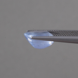 Saphir bleu naturel certifié IGI en vrac pour la vente en gros |   Coupe coussin 11x10mm |   Saphir clair de 6,38 carats pour la fabrication de bijoux | - Product Image 2