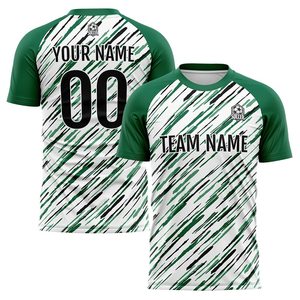 Maillot de football sur mesure de haute qualité pour hommes, respirant, impression par transfert thermique, manches courtes, UPF 50, design personnalisé OEM, vêtements de football - Product Image 2