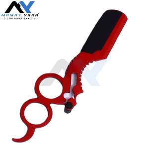 Professional Barber Cut Throat Straight Razor Stainless Steel Shavette Beard Shaving <b>Knife</b> with Replaceable Blade for Manual - Product Image 3