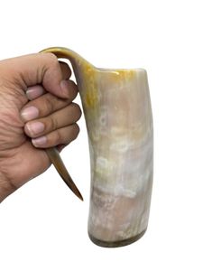 HF Crafts fait à la main naturel buffle et vache corne de boeuf tasses à boire meilleure qualité écologique personnalisable Style animal tasses - Product Image 2