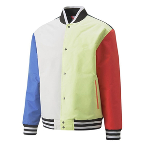 Wholesale Custom <b>Baseball</b> Varsity <b>Jacket</b> Windproof Street Wear Canvas Unisex Customized Size - Product Image 1