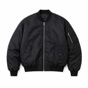 Private Label Men's Nylon Bomber <b>Jacket</b> Lightweight Windproof Outerwear for Streetwear and Daily Fashion - Product Image 4