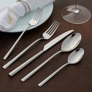 Ensemble de couverts modernes en acier inoxydable, finition miroir, fourchette, couteau, cuillère, pour mariage, 4 pièces - Product Image 5