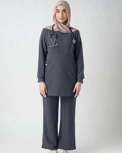Tenues d'infirmière personnalisables en gros, nouveau style, vêtements médicaux fournis par l'usine, ensemble de blouses d'hôpital, Pakistan - Product Image 5