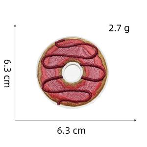 Écusson brodé tissé en usine, badge logo personnalisé, thermocollant, à crochets et boucles Velcro pour vêtements et chapeaux - Product Image 5
