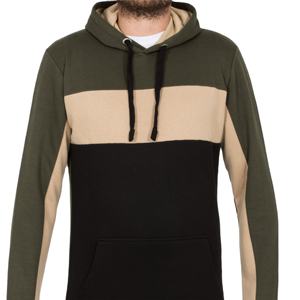 Sweat à capuche de luxe épais pour homme 100 % coton, motif uni, impression sérigraphique, streetwear écologique pour l'hiver - Product Image 2