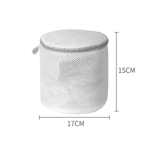 Bolsa de Lavado para Ropa Interior Femenina, Bolsa Protectora de Malla para Lencería, 17 cm de Diámetro, 15 cm de Altura, Bolsa de Almacenamiento para Lavado de Ropa Interior - Product Image 1