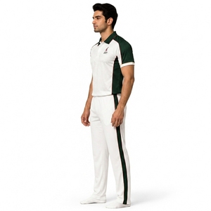 Uniforme de Cricket Personalizado con Doble Costura, Camiseta Deportiva Ligera, Transpirable, Antibacteriana y de Secado Rápido de Alta Calidad con OEM - Product Image 4