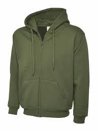 Sudadera con capucha para hombre, de invierno, con cremallera, algodón ecológico, estampado gráfico personalizado con transferencia térmica, corte regular, cierre con cordón, ropa exterior. - Product Image 2