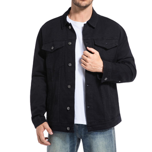 New Arrival Fashionable Clothing Streetwear Denim Jackets For Men Best Selling Men Casual Cotton Made Men Denim Jackets - Product Image 1