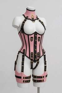 Conjunto de Arnés de Cuero, Lencería Sexy, Estilo Bondage, Ropa Fetiche, Body - Product Image 5