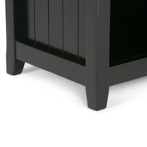Bibliothèque et unité de rangement Acadian 9 Cube en couleur noire - Product Image 5