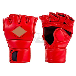 Guantes Profesionales de Piel para Muay Thai y Kickboxing de 12oz y 14oz para Adultos y Niños, Guantes de Boxeo para Entrenamiento de Artes Marciales - Product Image 1