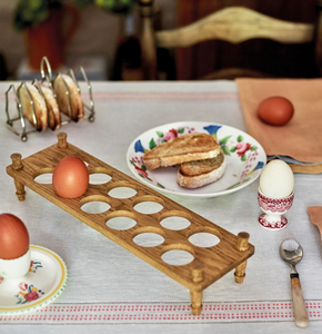 Antique Design Brown Color <b>Egg</b> Tray High Quality Customized Size Rectangular Shape <b>Egg</b> Storage Rack - Product Image 1