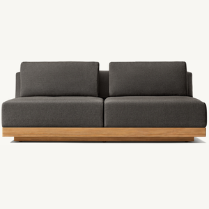 Furniture <b>for</b> the living room a <b>sofa</b> <b>for</b> two people to sit on made of soft durable foam with <b>legs</b> made of good quality teak wood - Product Image 1