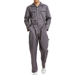 Flame Resistant Cotton Coverall Durable <b>Overall</b> High Visibility Safety Suit Unisex OEM Service for <b>Construction</b> Working Uniform - Product Image 1