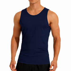 Débardeur de sport en coton sans manches pour homme |   Débardeur décontracté 220GSM |   Style estival respirant et respectueux de l'environnement |   Fournisseur OEM - Product Image 3