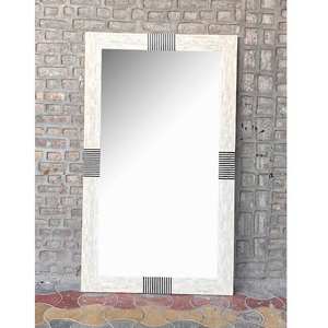 Wholesale A-1 Bone Inlay Eco-Friendly Handmade Framed <b>Mirror</b> Antique Gold Modern Silver <b>Rectangle</b> Wall Mounted Panel - Product Image 4
