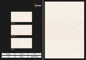 Azulejos de Pared de Cerámica Brillante de Diseño, 30x60 cm, 300x600 mm, Decoración de Pared Interior Contemporánea para Baños y Cocinas Elegantes - Product Image 5