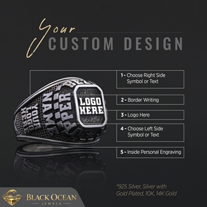 แหวนบัณฑิตมหาวิทยาลัย BOJ MCollege รุ่น 018 แหวนเงินประดับเพชรแบบสั่งทำได้  สำหรับบัณฑิตทุกเพศทุกวุฒิ  รับรองโดย GIA ราคาประหยัด - Product Image 5