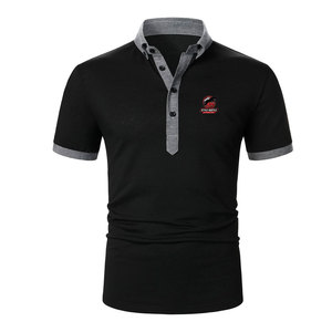 Chemises polo personnalisées avec impression de logo, prix de gros, pas cher, grandes tailles, respirantes, de qualité supérieure pour hommes - Product Image 1