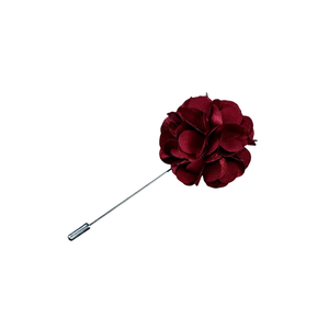 Pin de Solapa con Diseño Floral Premium para Hombre |   Broche de Metal Esmaltado Duradero Sin Níquel |   Flor de solapa para traje de novio de boda - Product Image 1