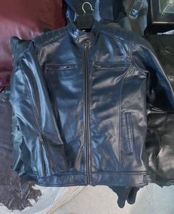 Premium Genuine <b>Leather</b> Biker <b>Jacket</b> – Vintage <b>Brown</b> Quilted Motorcycle <b>Jacket</b> for Men - Product Image 3
