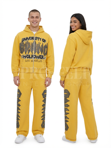 Conjunto Deportivo Cómodo y a la Moda para Hombre, Sudadera con Capucha y Pantalones Deportivos de Invierno, Estilo Universitario, Informal, de Forro Polar, Transpirable - Product Image 6