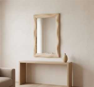 Modern Handmade Eco-Friendly Wooden Accent <b>Mirror</b> for Living Room Wall Display - Product Image 4