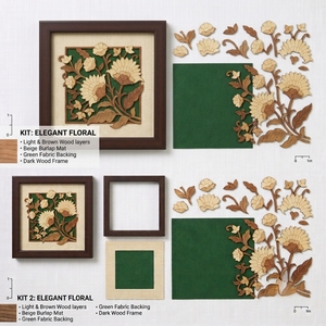 Arte Mural Moderno de Madera Natural de Primera Calidad - Product Image 5