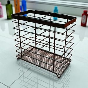 Porta Cubiertos Metálico Minimalista, Rectangular, Soporte de Almacenamiento para Cocina, Diseño Duradero y Fijo - Product Image 4