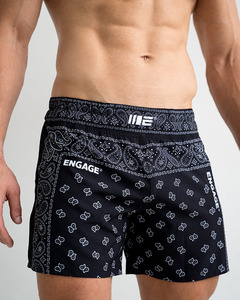 กางเกง MMA แบบมีช่องระบายอากาศ ผลิตจากวัสดุสำหรับการออกกำลังกาย เหมาะสำหรับคิกบ็อกซิ่ง ฟิตเนส ซ้อมในยิม ออกกำลังกาย และการฝึกกีฬา - Product Image 2